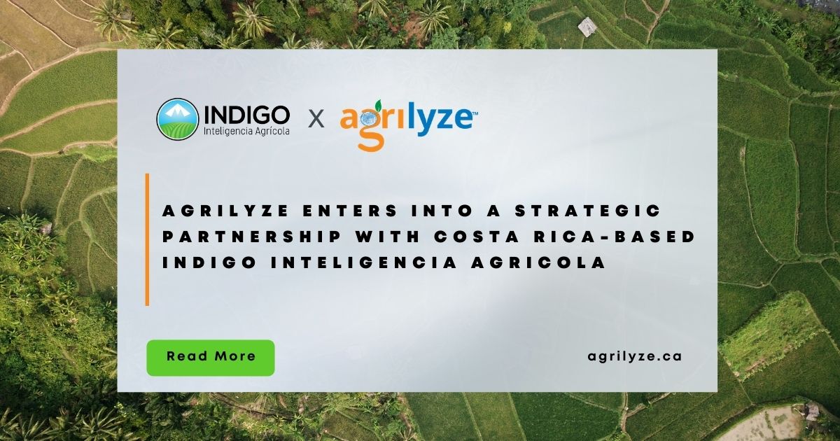Agrilyze and IndigoIA Press Release Graphic