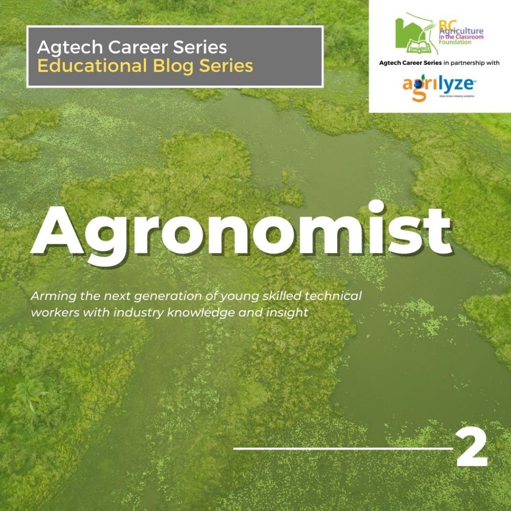 Agtech Career Series - Agronomist graphic